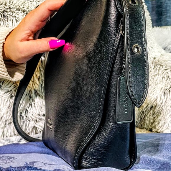 NWOT - COACH BLACK SMALL DUFFLETTE (21377) - Picture 4 of 9